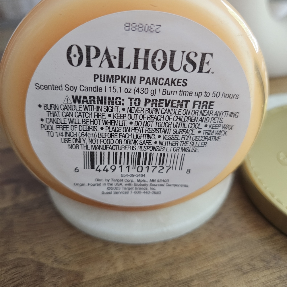 Opalhouse Pumpkin Pancakes Scented Candle - Picture 4 of 4